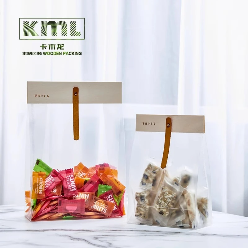 卡木龙包装·雪花酥包装袋木片卡头【图案可定制】糖果牛轧糖自封袋