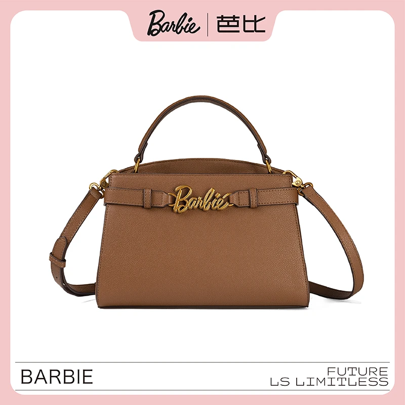 BARBIE/芭比包包女通勤铂金包大包百搭复古时尚手提包轻奢斜跨包