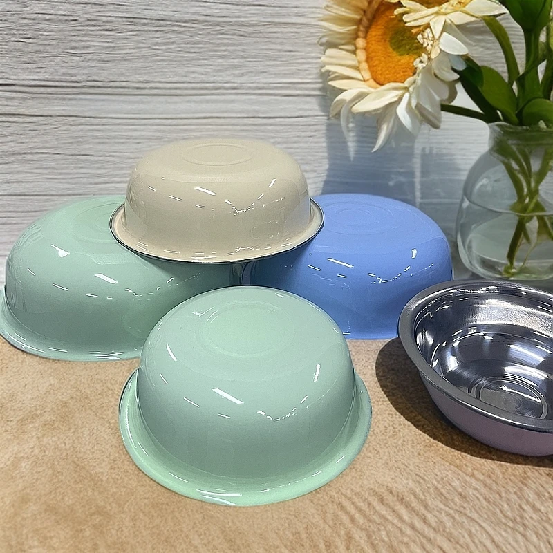 彩色不锈钢加厚多用厨房套盆