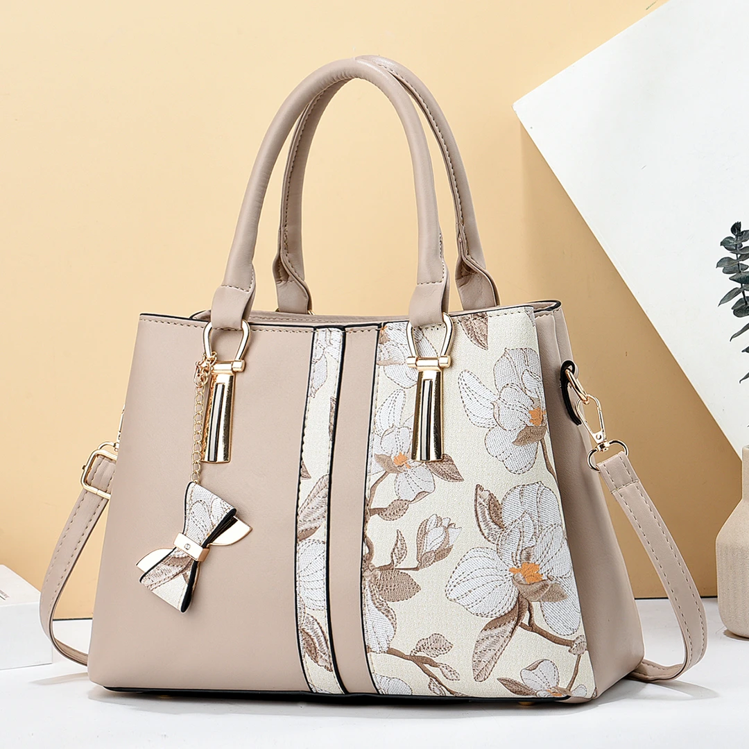 【媛媛专属】（长30宽13高22）高档手提包时尚百搭大容量简约质感绣花