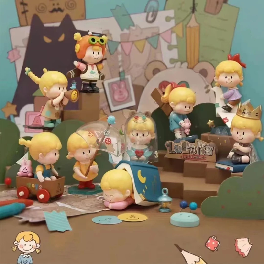 【菜菜拆盒】lulupie露露派小思绪系列盲盒 潮玩盲盒手办