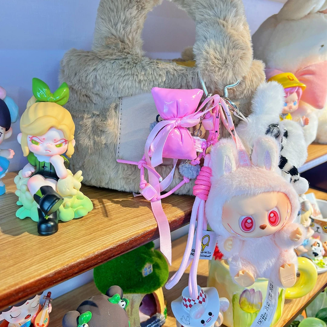 毛绒拉布布包挂Diy包挂