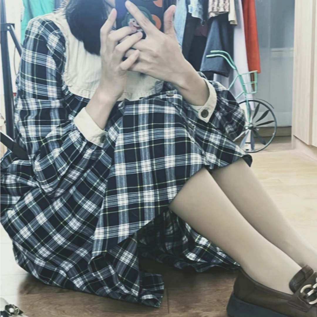 【NO退NO换】复古日系棉麻连衣长裙