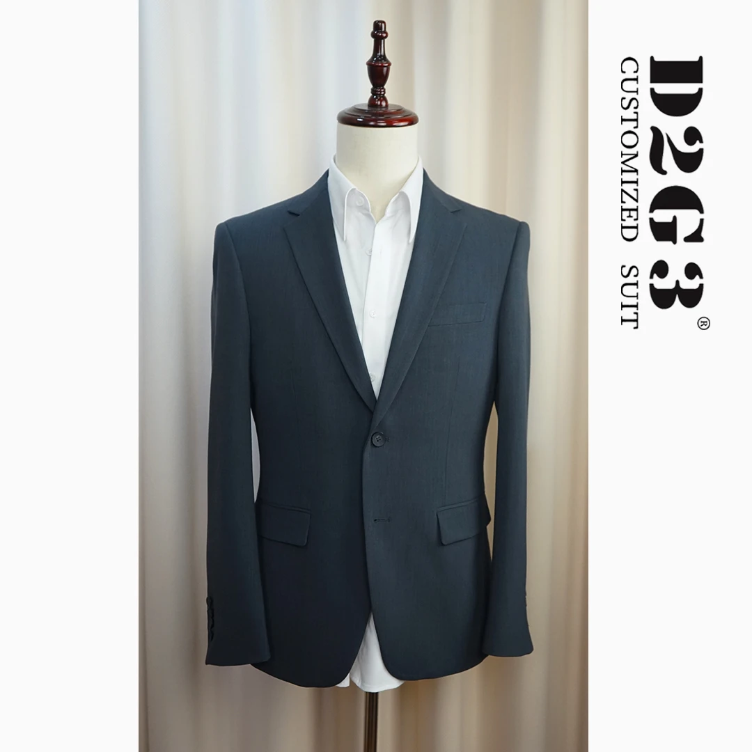 【套装】西装休闲三色烟灰色茶色青绿色修身单排扣春夏套装AXZ0913