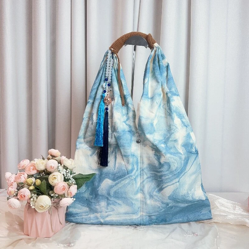 【现货古风包】非遗手作漂漆工艺新款女士单肩手大容量休闲包