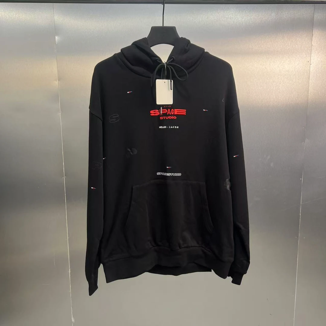 K01-110625-SPA春秋季正面刺绣印花连帽卫衣