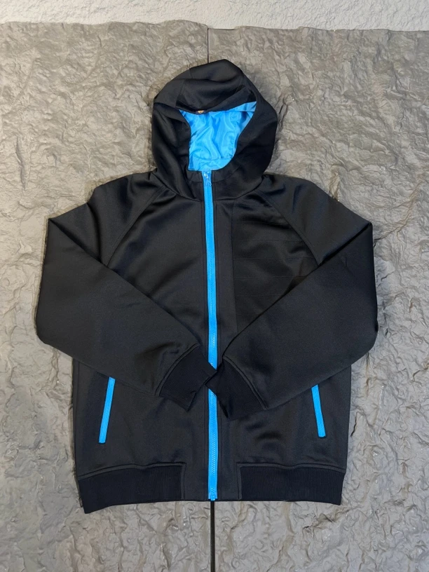 C02-90613-PAS春秋季纯色潮流时尚连帽外套