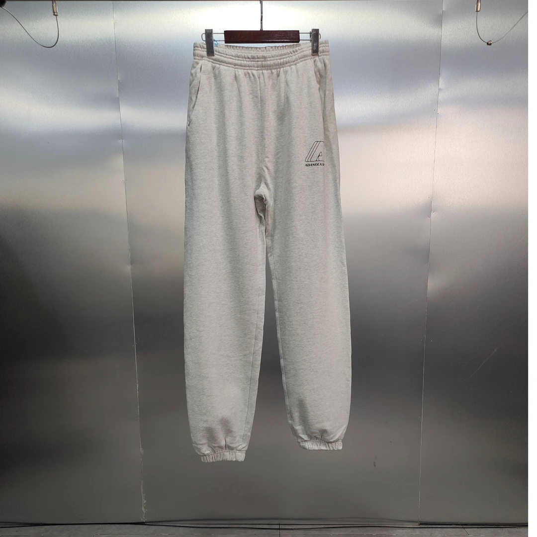 E03-111101-ADA裤腿正面大印花时尚休闲束脚裤（加绒）