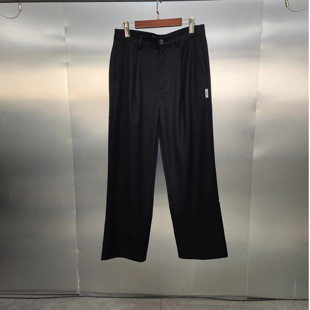 Q01-102502-KUM纯色时尚爆简约百搭休闲裤