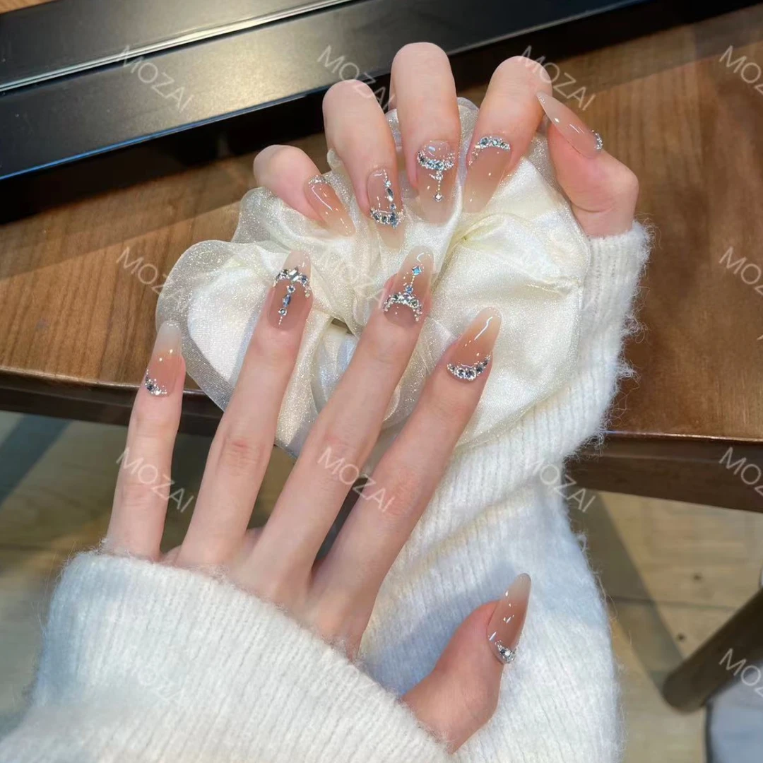 茉哉高定【施家全华/故人归】纯手工美甲可拆卸穿戴甲A2595