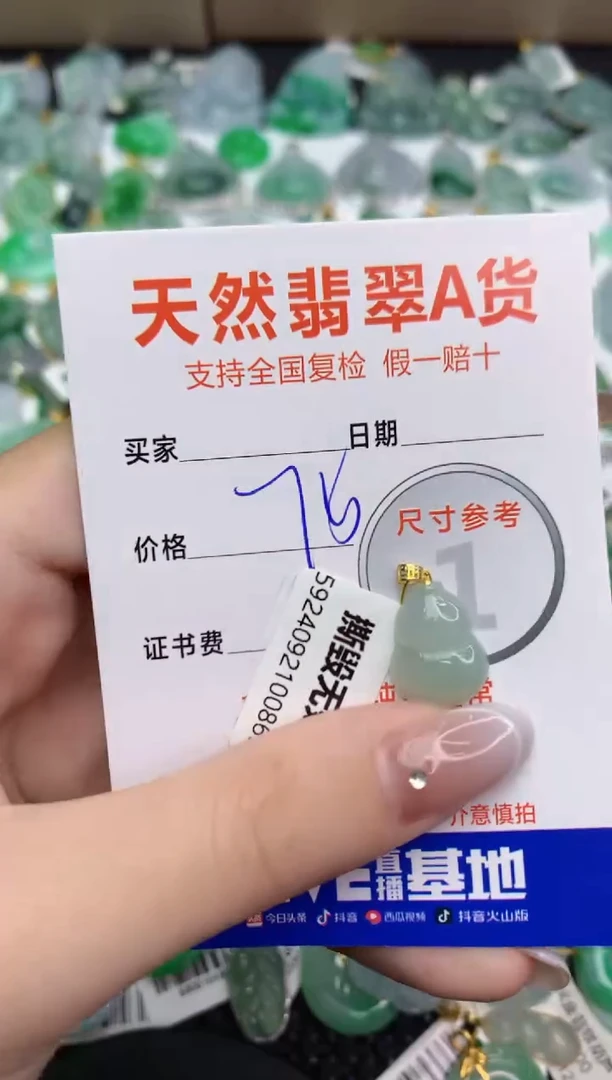 【闪购商品】翡翠颈饰18K金镶嵌111111111