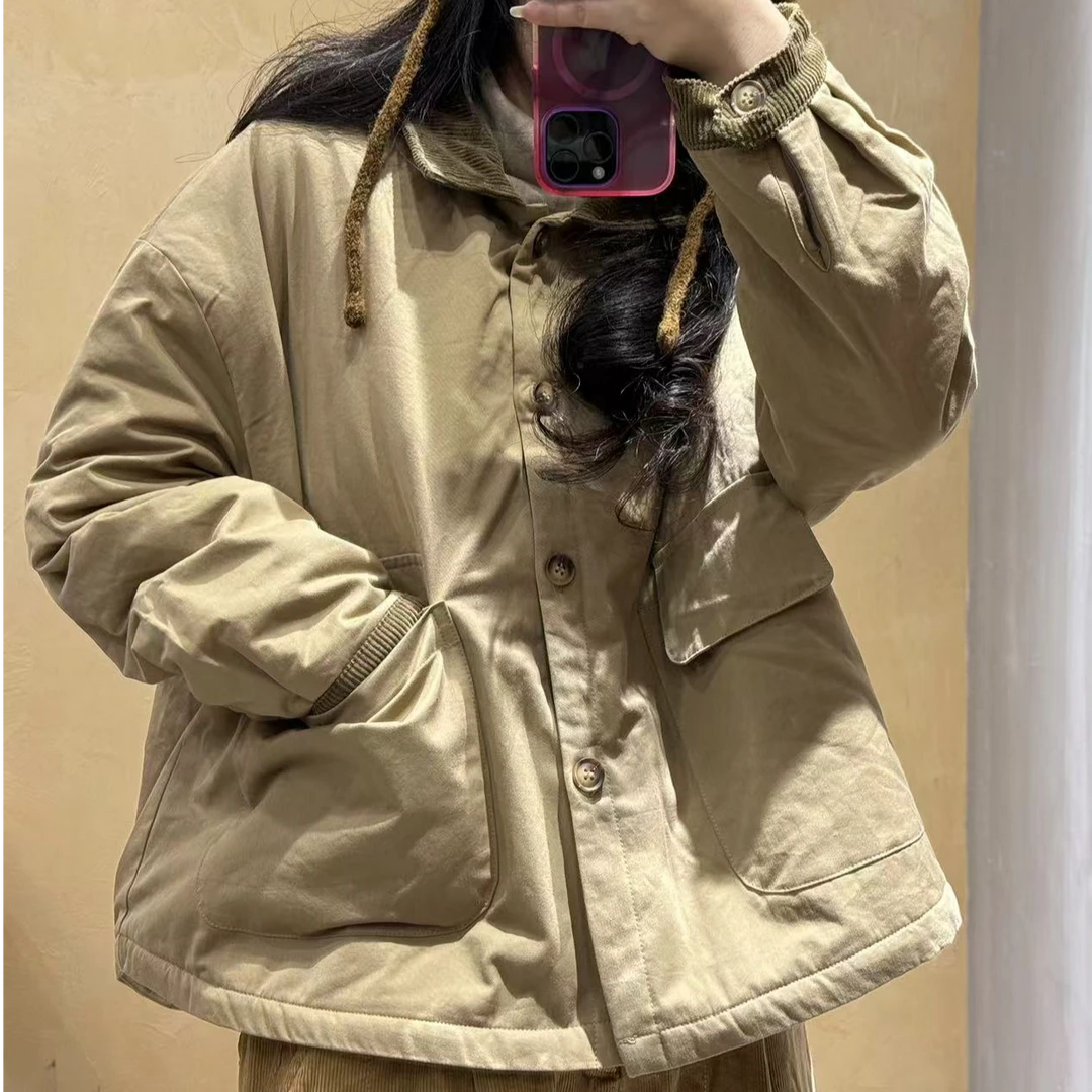 2024秋冬新款短棉服外套236时尚休闲百搭女厚款棉服