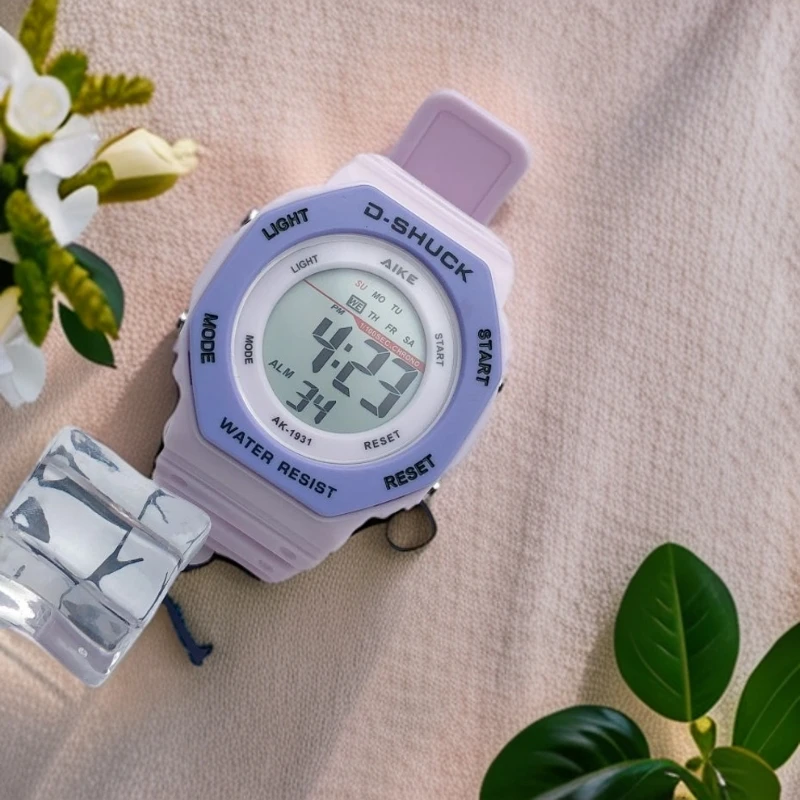 电子表18高性价比学生手表夜光运动防水多功能腕表时尚简约百搭