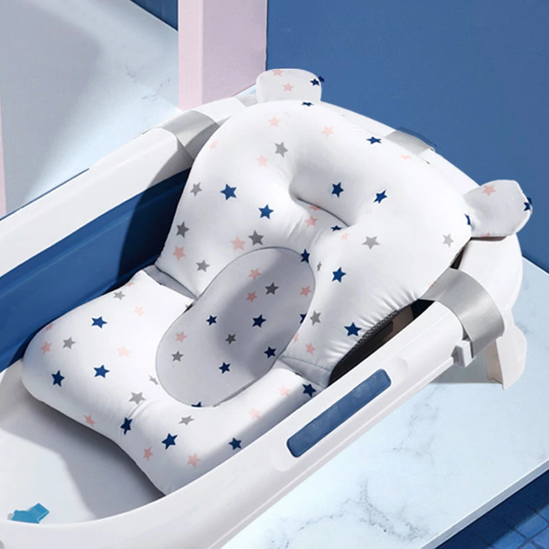 婴儿洗澡悬浮垫宝宝浴垫防滑浴网兜洗澡盆垫新生儿洗澡垫透气