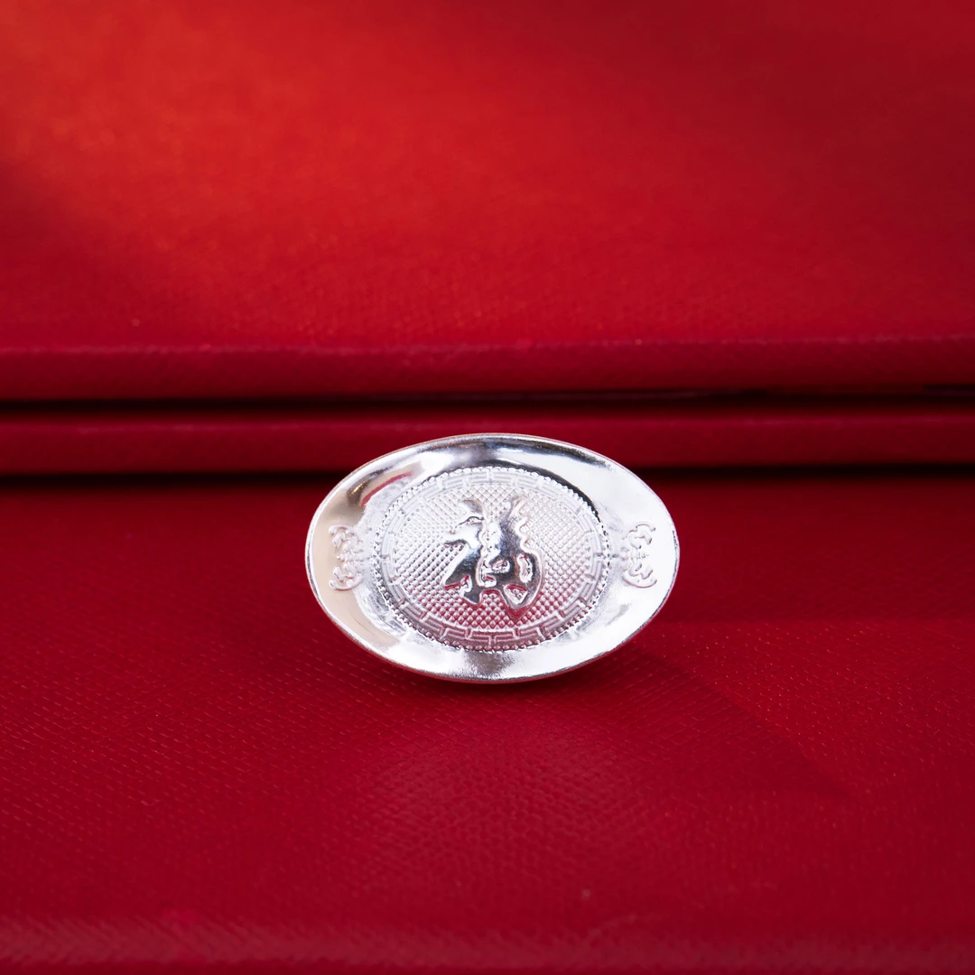 足银银制品 小元宝摆件时尚百搭结婚摆件观赏礼物