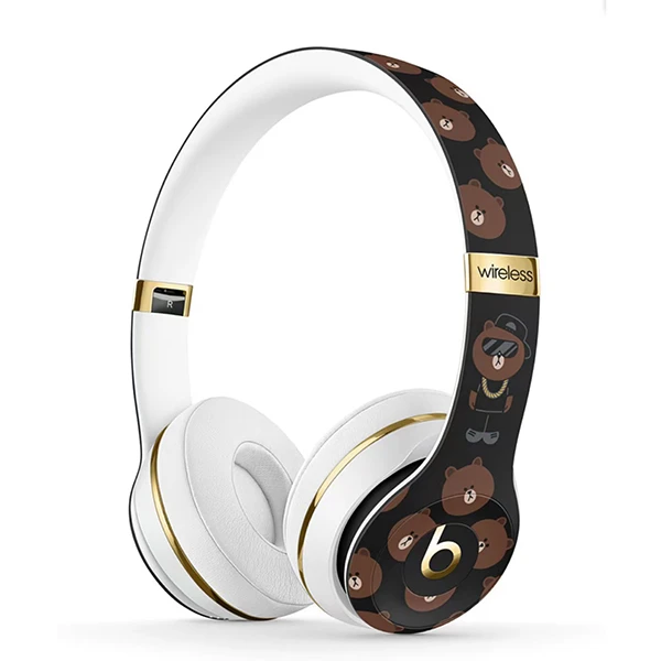 99新 BEATS  Solo3 头戴式无线蓝牙耳机重低音运动耳机 布朗熊