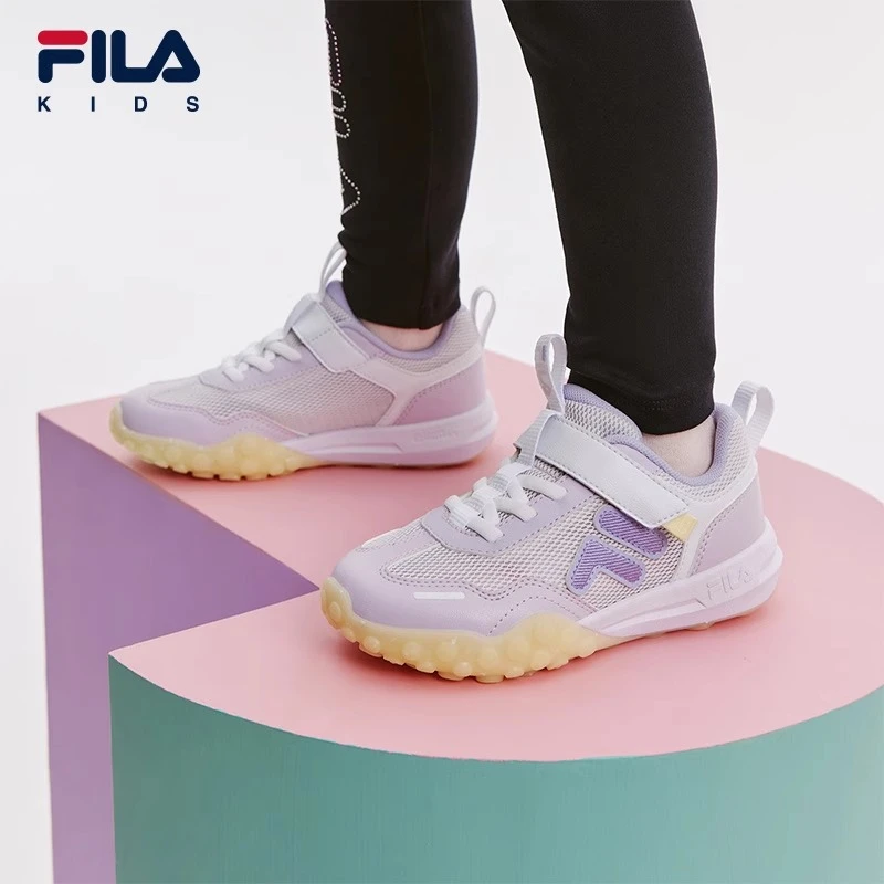 【斐乐儿童】夏季小童一脚蹬欧若风魔术贴波点透气综训鞋K14B431106