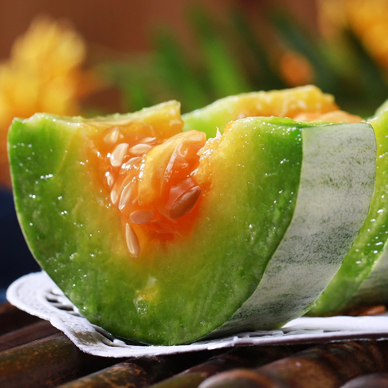 绿美人香瓜4-6个~4斤家庭装