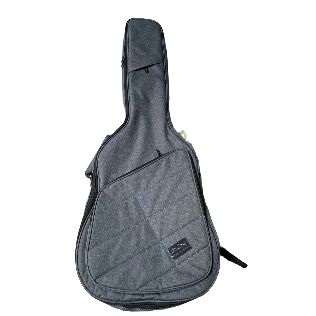 吉他背背袋/， 36寸／41寸   15mm厚加棉 防水灰色吉他背袋
