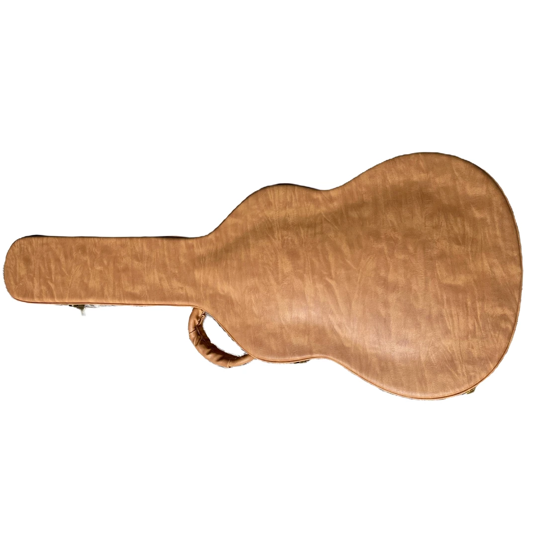 高档吉他木琴盒，贴虎纹皮，适合36寸／39寸／41寸／42寸大珍宝吉他