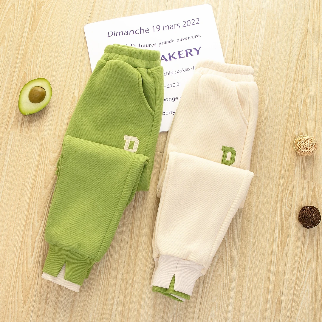 女童裤子春秋新款运动裤中大儿童洋气卫裤春装时髦百搭外穿休闲裤