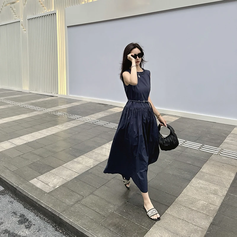 气质连衣裙洋气女装时尚连衣裙裙子百搭显瘦高腰小众小黑裙法式