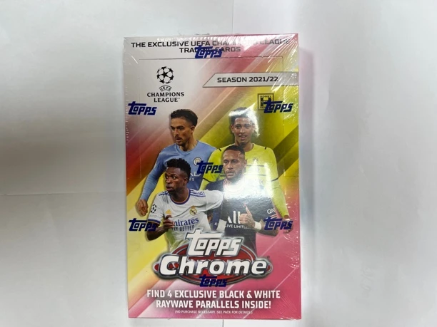 Topps21-22欧冠chrome LITE 足球球星卡盲盒体验价【拍下默认代拆】