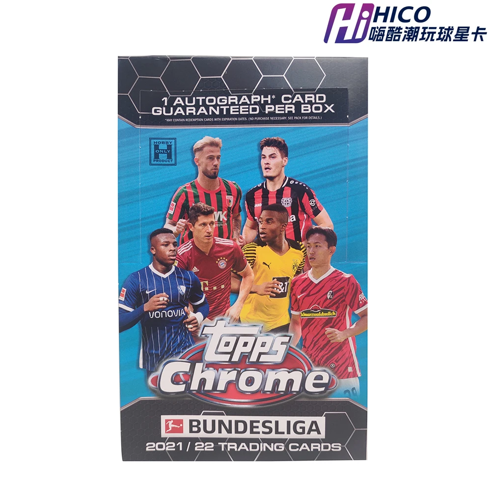 topps21-22德甲chrome 足球球星卡盲盒【拍下默认代拆】