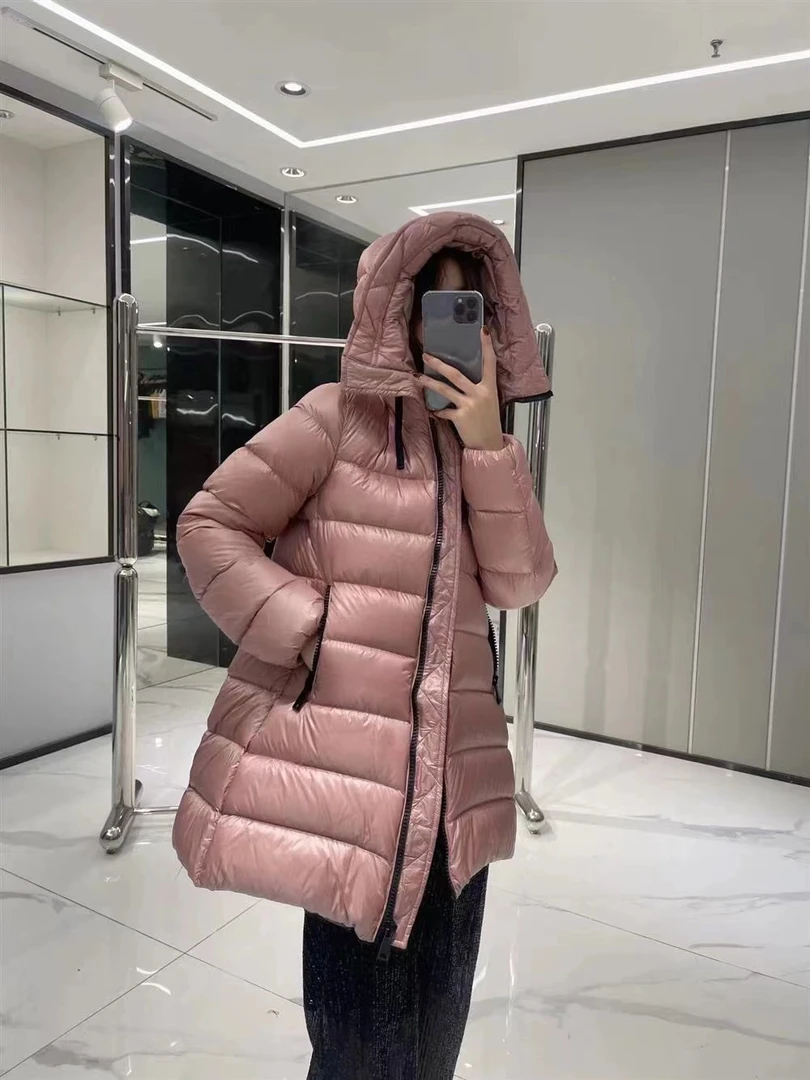 欧版秋冬羽绒服女士中长款娃娃款高端小众加厚保暖