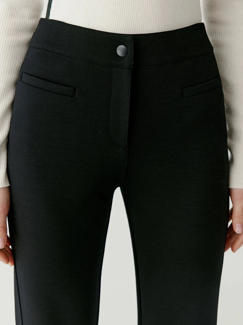 一生所爱 垂感微喇叭西装裤女秋季新款修身显瘦休闲长裤