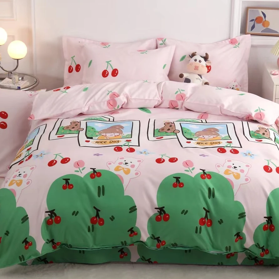 【1.8被套】加密斜纹面料韩系少女180×220柔软亲肤四季通用