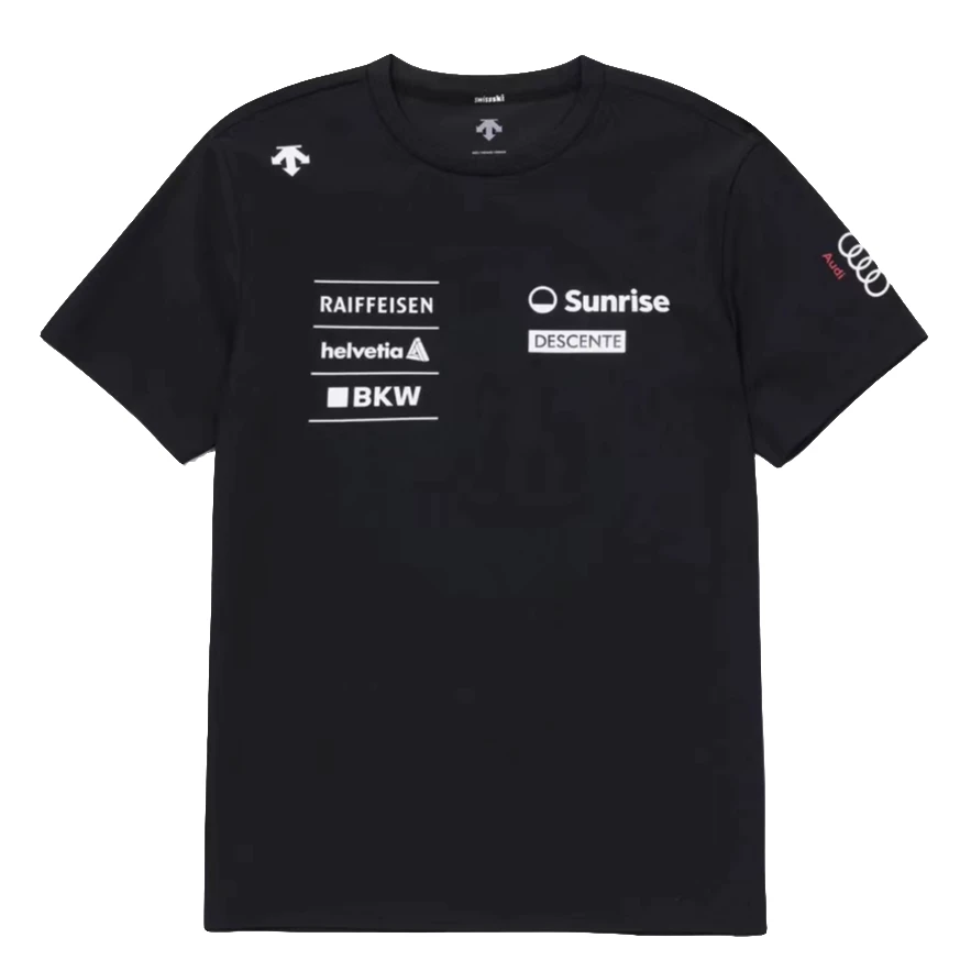 DESCENTE/迪桑特男女同款冰感速干面料奥迪联名款运动T恤