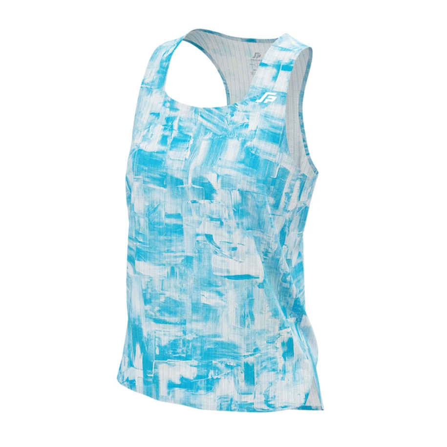 斐速跑炫彩长款专业马拉松竞赛跑步速干运动背心无袖超轻训练男女