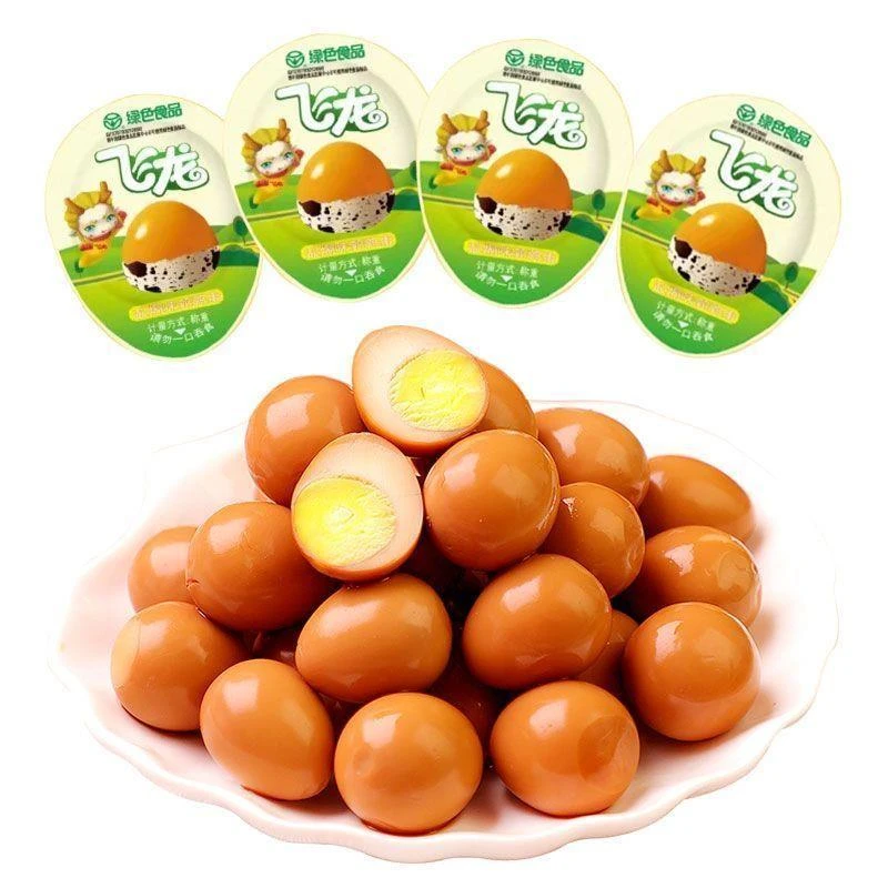绿色食品无壳鹌鹑蛋卤蛋盐焗鹌鹑蛋独立好吃休闲小零食即食小包装