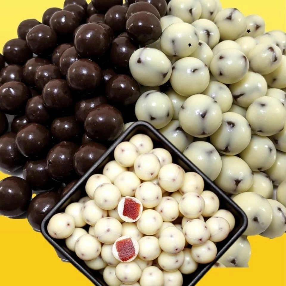 酸奶巧克力味山楂球休闲发货酸奶球 混合口味奶香解馋 网红小零食