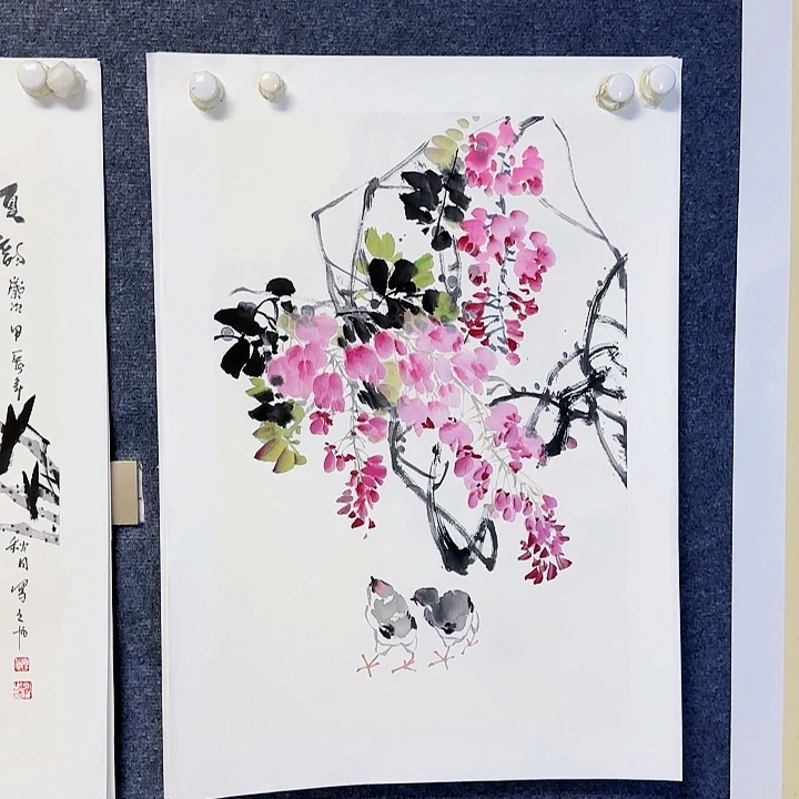 书法国画花鸟画四尺三开45/68