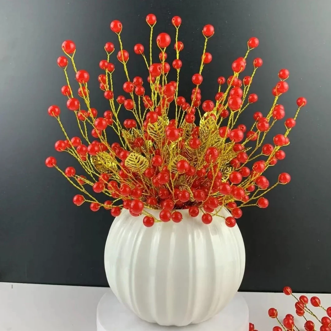 金叶子发财果DIY材料包 卡10珠子