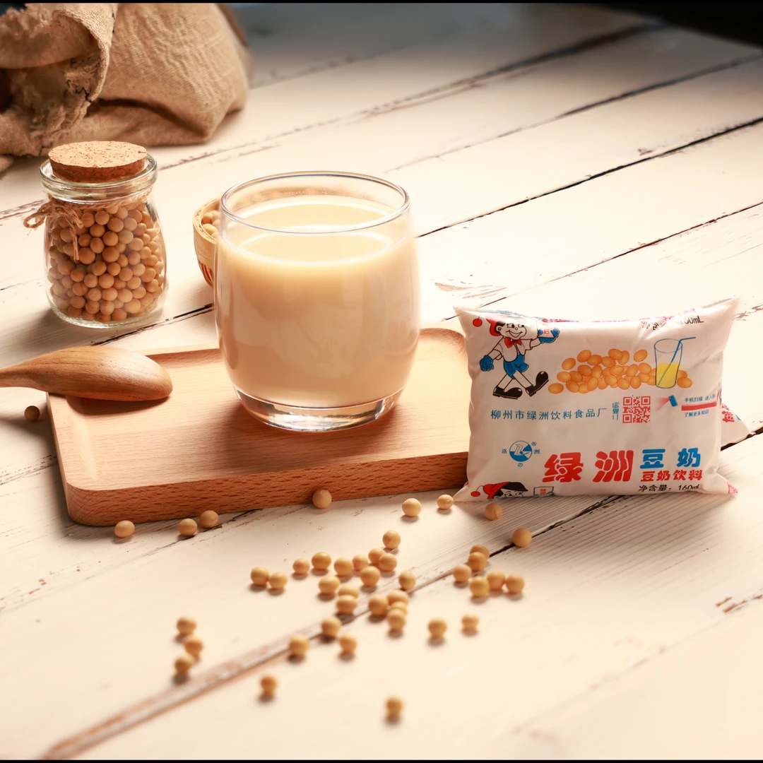 广西豆奶老牌子桂饮绿洲豆奶28袋*160ml植物蛋白批发饮料厂家发货