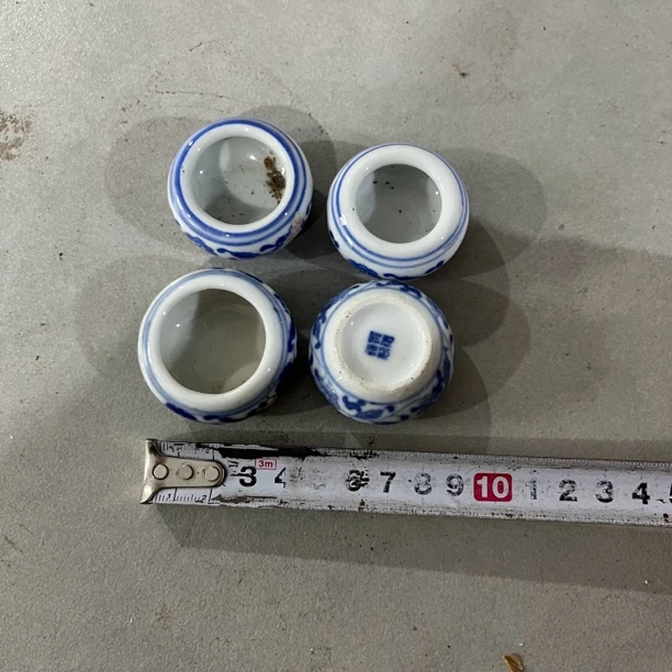 景德镇70年代厂货芙蓉花鸟食罐