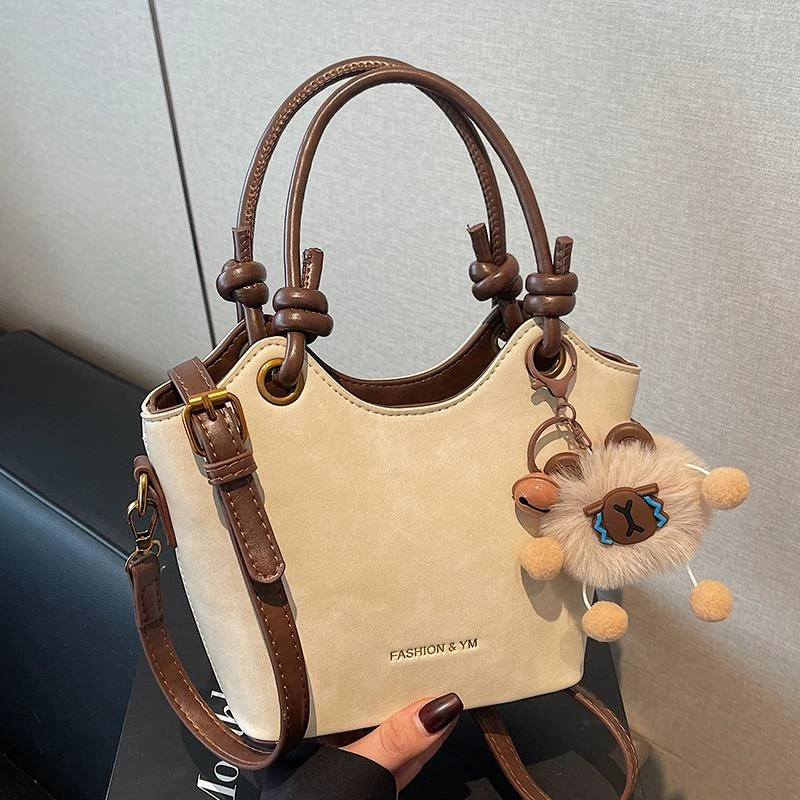 韩版上班通勤手提小包包女2025冬季新款高级感小众百搭单肩斜挎包