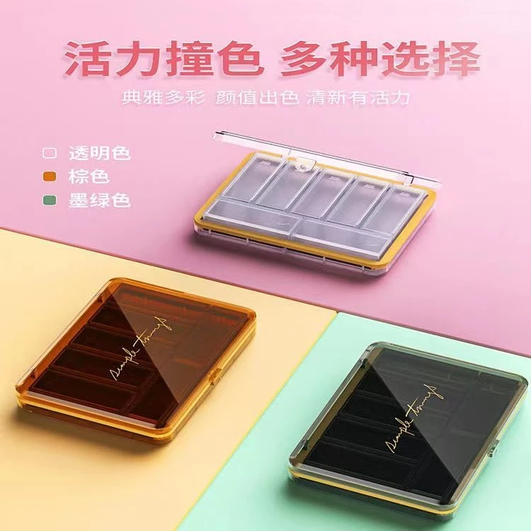 药盒早午晚便携7天大容量分药器品装盒子星期随身收纳盒提醒药片