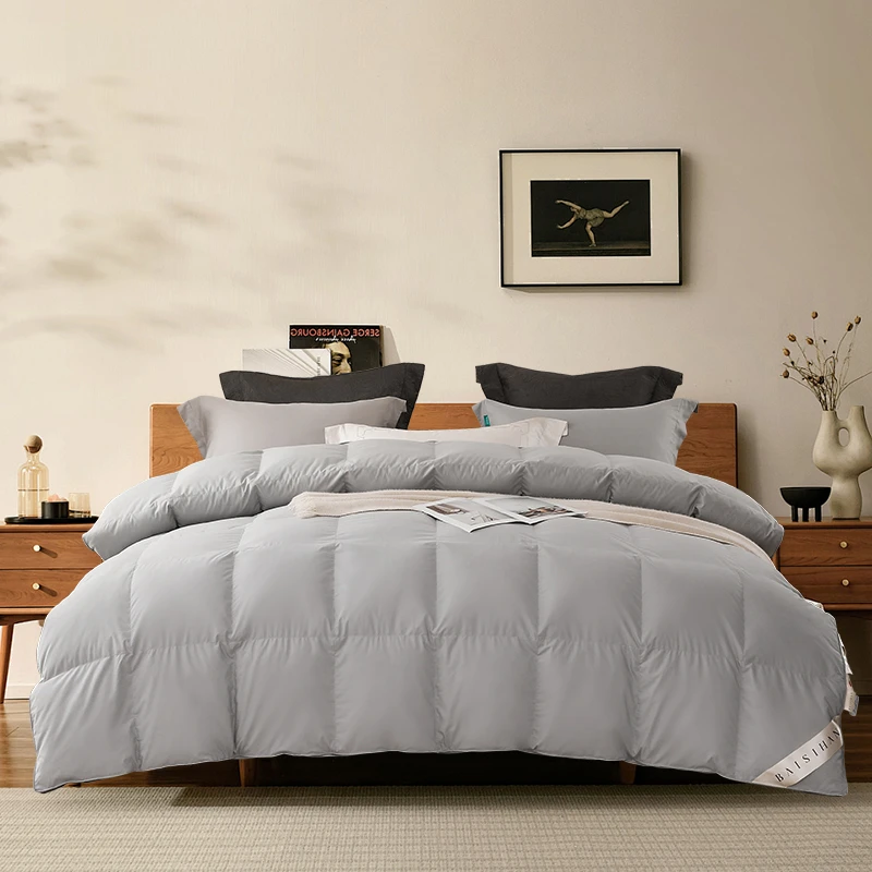 【孤品样品】95松花江雪地大朵白鸭绒羽绒被空调被春秋地暖被高档被