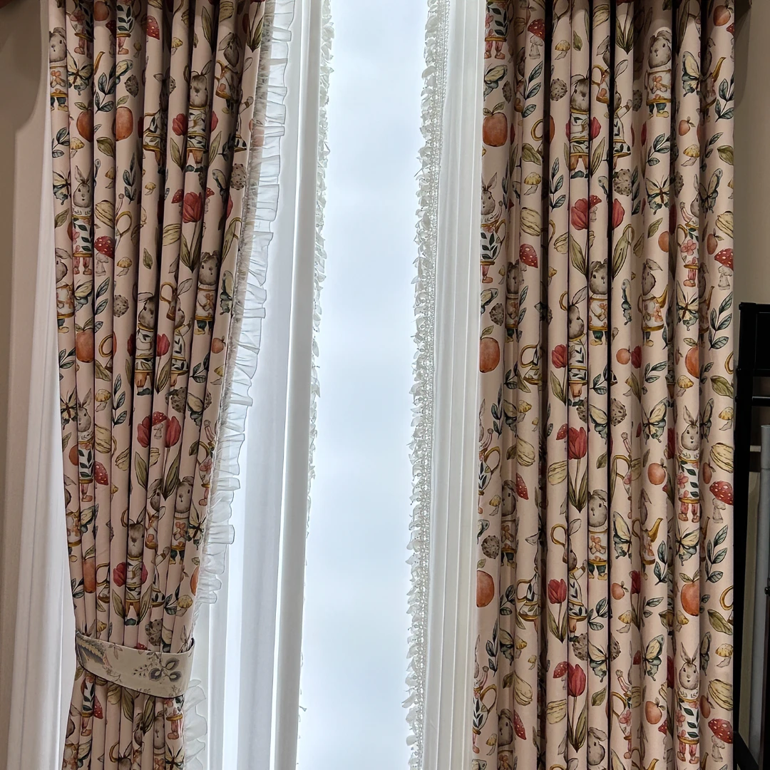 高端私人定制 超强遮光 窗帘大样 6米对开含样本花边买断不返