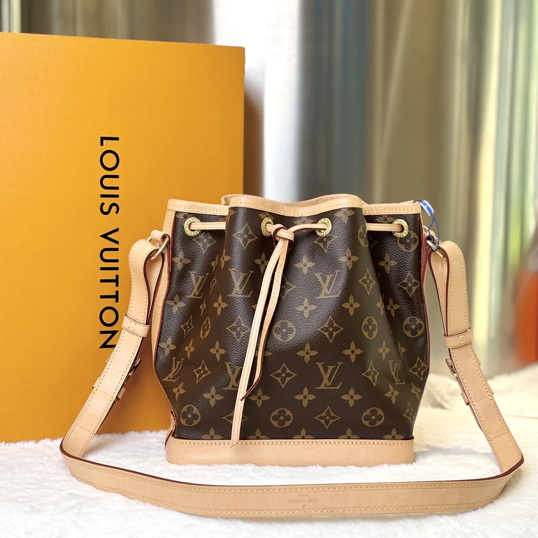 99新 LouisVuitton/路易威登 古有98新LV水桶noe小号斜挎包0748