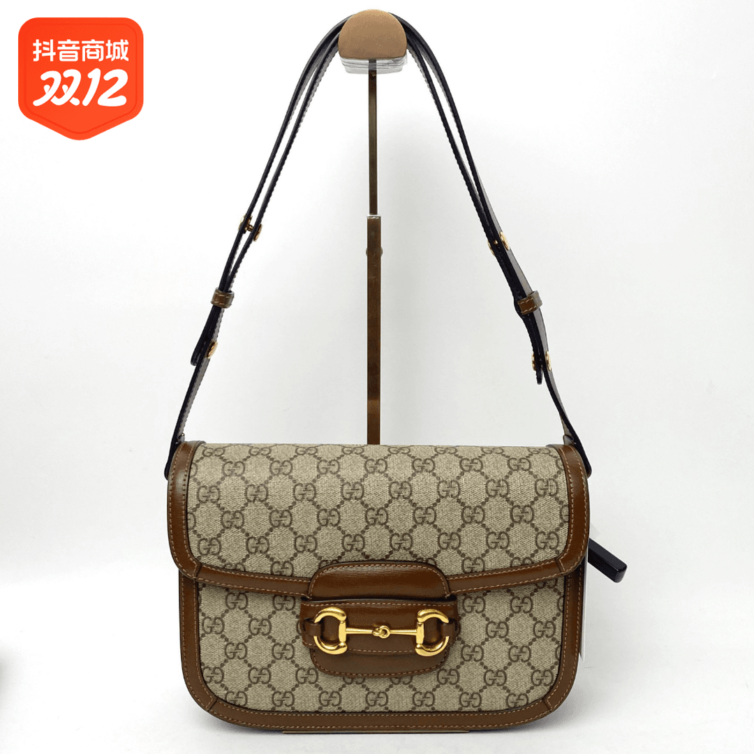 99新  98新GUCCI古驰1955马鞍包公价24500单肩斜挎包经典1590