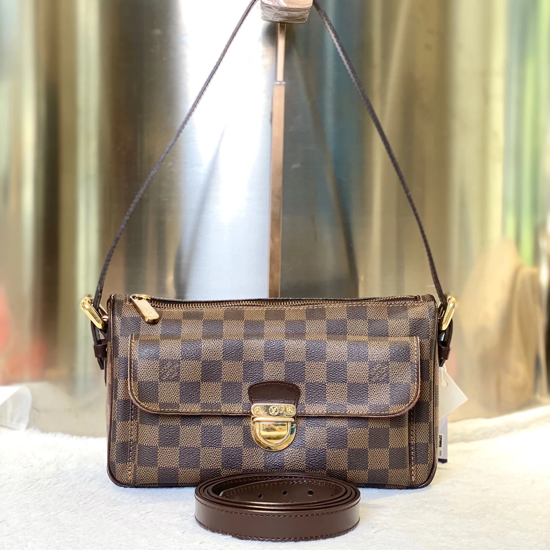 99新 LouisVuitton/路易威登 古有98新LV棋盘格奔驰单肩包8750