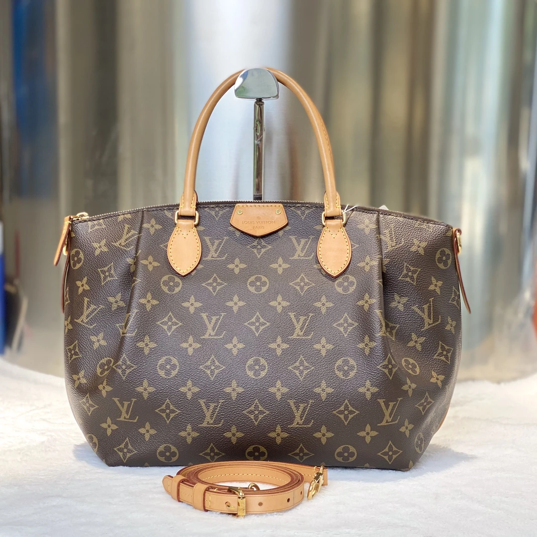 99新 LouisVuitton/路易威登 古有98新LV老花饺子中号单肩包5069