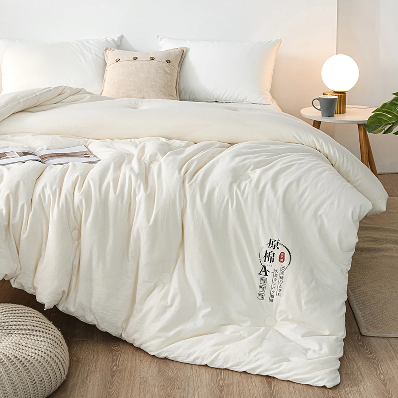 冬季加厚大豆纤维被空调被芯宿舍保暖单双人春秋被褥四季通用被芯