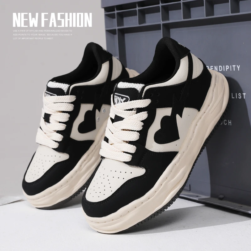 XJXY隐形增高7公分丘比特爱心款休闲百搭情侣低帮增高鞋潮鞋男式