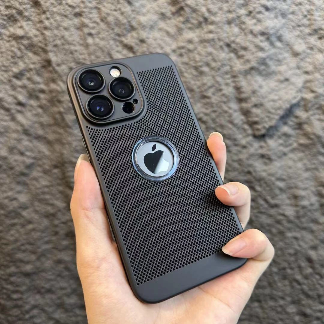 苹果14/13/12/11冰磁透气散热手机壳iPhone14Promax防摔保护套